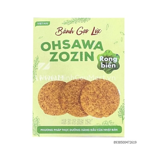 Bánh Gạo Lức Ohsawa Mè Đen 125g