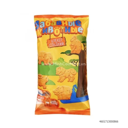 Bánh quy nướng giòn động vật vui nhộn Nga 400g