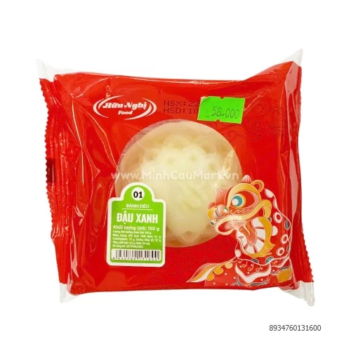 Bánh Trung Thu Hữu Nghị Dẻo Đậu Xanh 150g