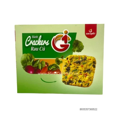 Bánh Crackers Rau Củ Gia Nhất 48g