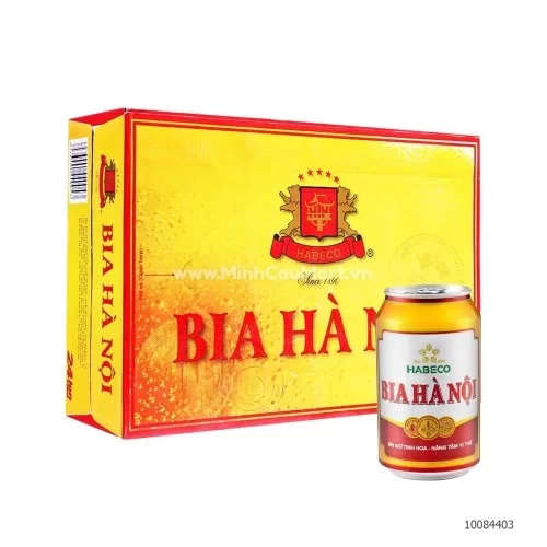 Thùng bia Hà Nội vàng lon cao 330ml*24                                                                                                                                                                                                                    