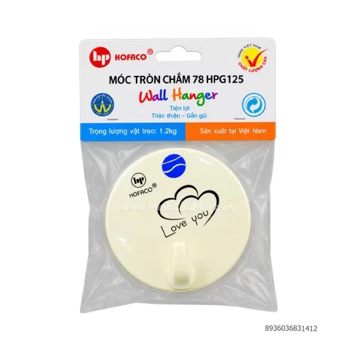 Móc tròn chấm 78 HPG125                                                                                                                                                                                                                                   