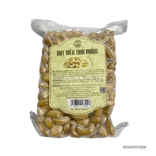 Hạt Điều Tinh Phẩm Nông Sản Ngon Ba Miền 500G