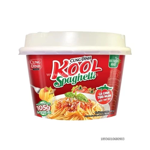 Mì Cung đình Kool Spaghetti 105g*12thố/thùng                                                                                                                                                                                                              