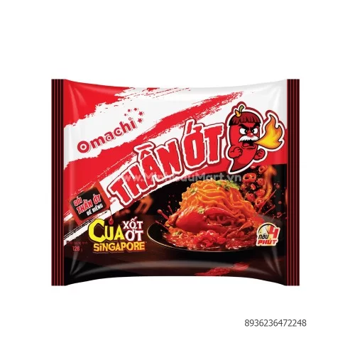 Mì Omachi cua xốt ot 126g                                                                                                                                                                                                                                 