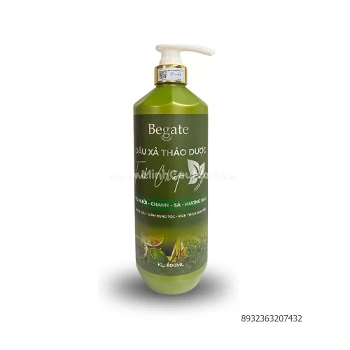 Dầu xả thảo dược bồ kết vỏ bưởi Begate 800ml                                                                                                                                                                                                              