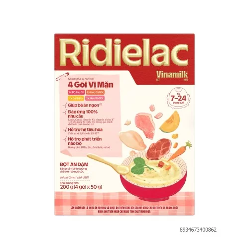 Bột ăn dặm Vinamilk Ridielac Gold vị mặn 200g