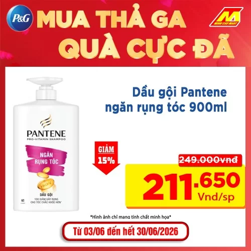 Dầu Gội Pantene Ngăn Rụng Tóc 900ml