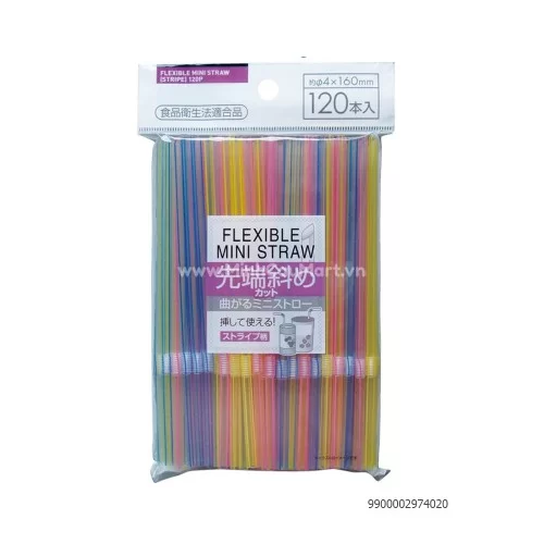 Set 120 ống hút 39 - 236  Flexible Mini Straw