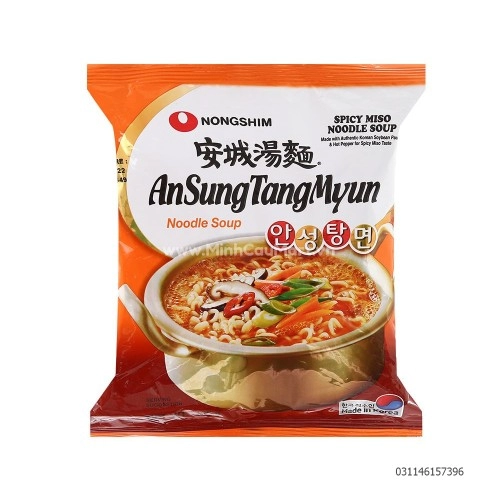 Mì Ansungtangmyun Miso cay 125g 