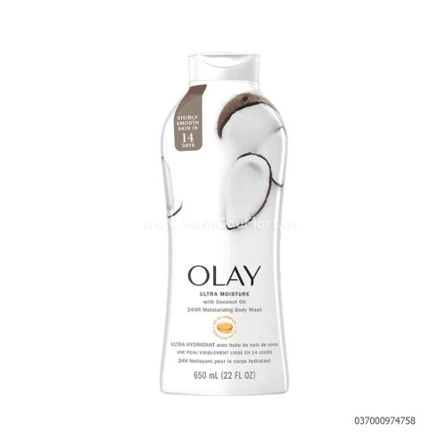 Sữa Tắm Olay Tinh Dầu Dừa 650ML Sữa Tắm Olay Tinh Dầu Dừa 650ML