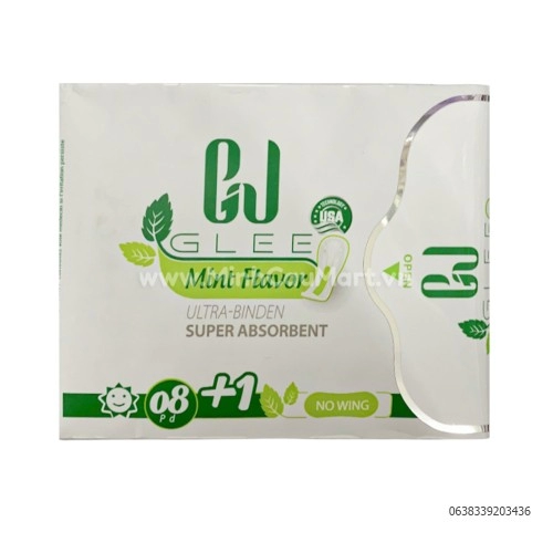 BVS Glee 9 miếng không cánh hương bạc hà BVS Glee 9 miếng không cánh hương bạc hà