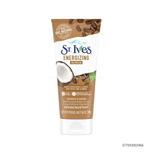 Sữa rửa mặt tẩy tế bào chết St.Ives Cafe và Dừa 170