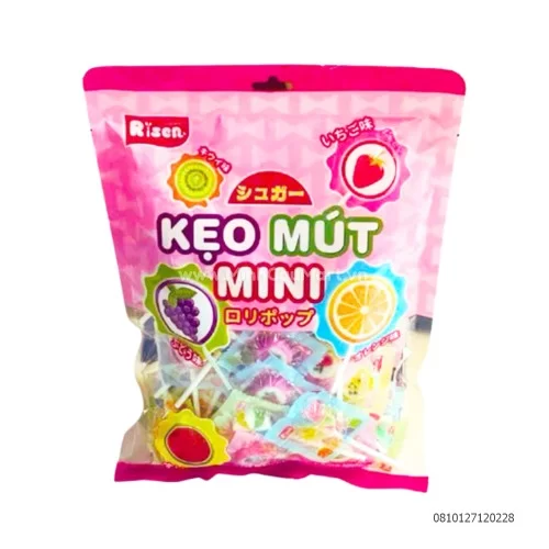 Kẹo mút mini Risen 300g                                                                                                                                                                                                                                   