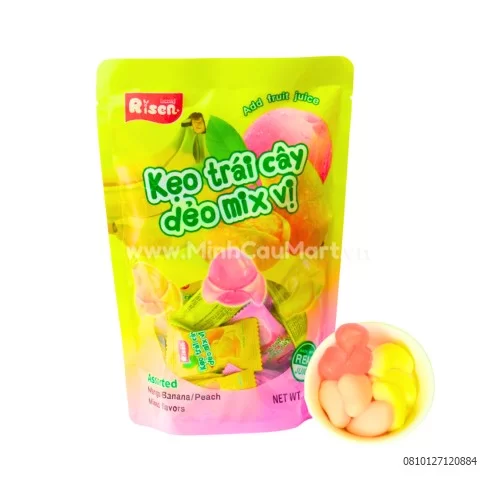 Kẹo trái cây dẻo Mix vị 250g                                                                                                                                                                                                                              