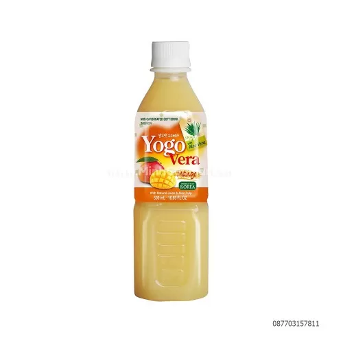 Nước trái cây tự nhiên vị xoài Yogo Vera 500ml 