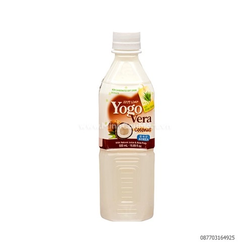 Nước trái cây tự nhiên vị dừa Yogo Vera 500ml 