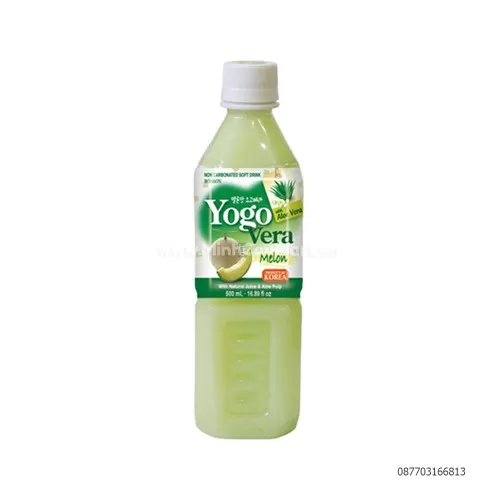 Nước trái cây tự nhiên vị dưa lưới Yogo Vera 500ml 