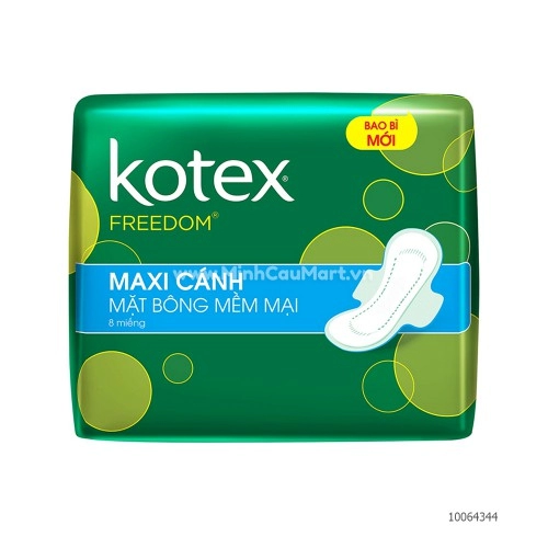 BVS Kotex Freedom dày có cánh 8M  BVS Kotex Freedom dày có cánh 8M