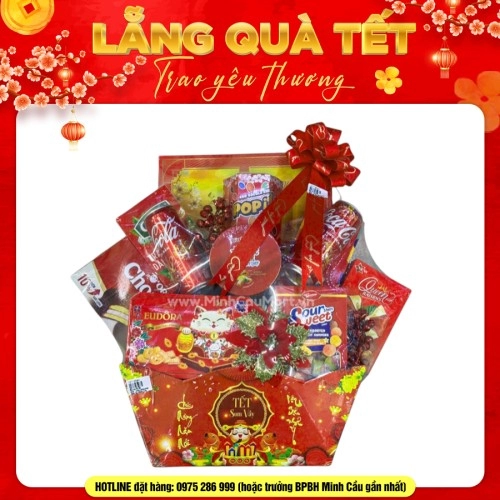 Lẵng quà đỏ 400K