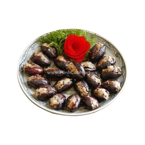Trám đen kho thịt Trám đen kho thịt