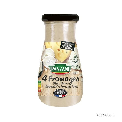 Panzani sốt kem phô mai phô mai 4 Fromages 370g Panzani sốt kem phô mai phô mai 4 Fromages 370g