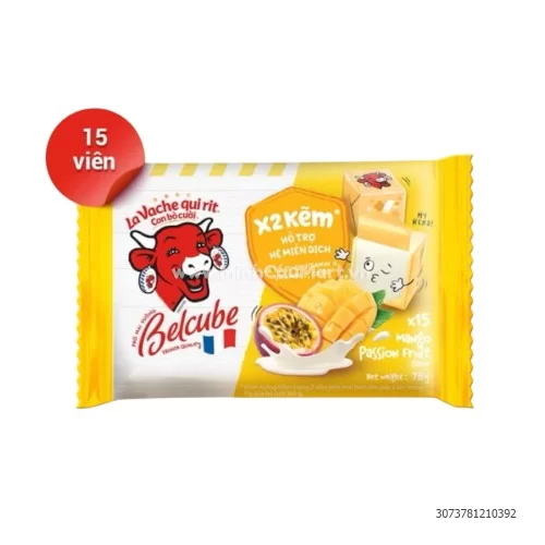 Phô mai vuông Belcube các vị CBC 78Gr                                                                                                                                                                                                                      Phô mai vuông Belcube các vị CBC 78Gr