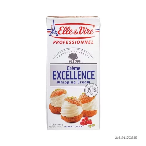 Kem sữa Elle Vire whipping cream 1L