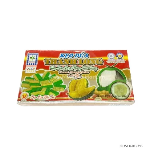 Kẹo dừa Thanh Long 300g đậu phộng 