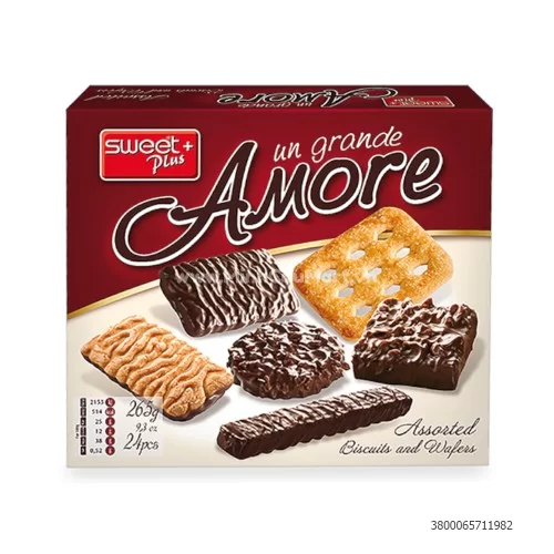 Bánh quy hỗn hợp Ungrande Amore 240 và 265G                                                                                                                                                                                                               