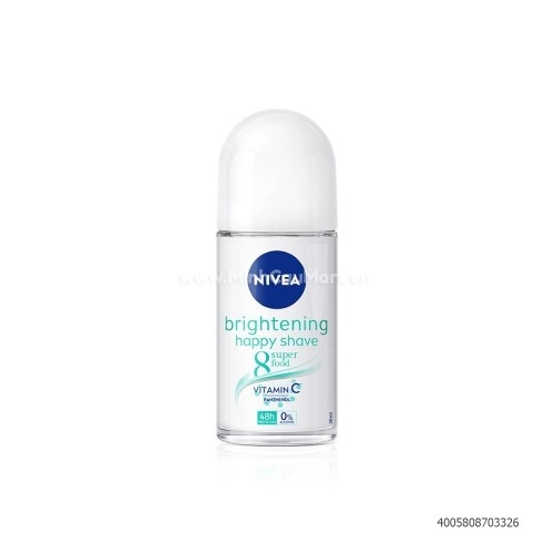 Lăn Nivea Nữ Brightening Happy Shave 50ml