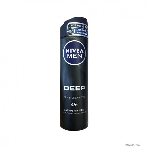 Xịt Ngăn Mùi Nivea Men 150ml Than Hoạt Tính