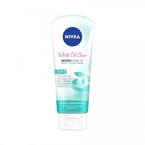 Sữa rửa mặt Nivea white oil clear 100g 