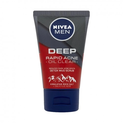Sữa Rửa Mặt Nivea Men Deep Rapid Acne 100ml  Sữa Rửa Mặt Nivea Men Deep Rapid Acne 100ml