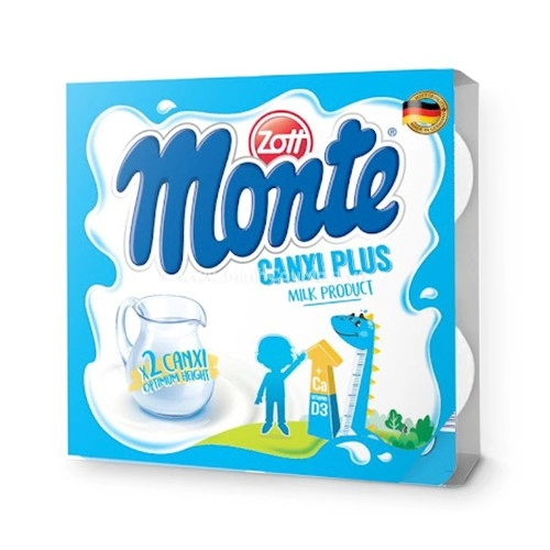 Váng Monte Canxi plus X2 Canxi 4 hộp/vỉ