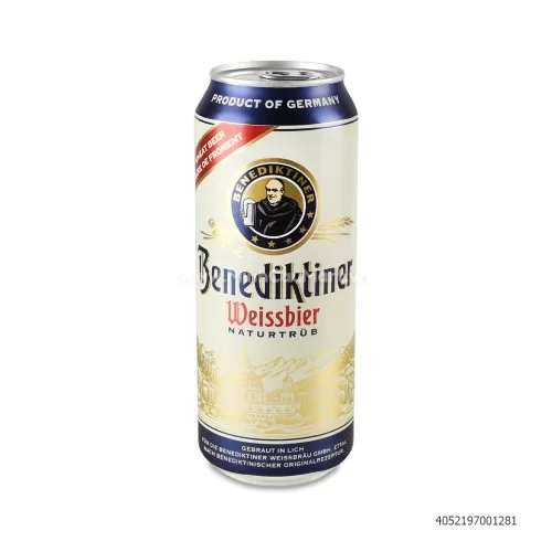 Bia Benediktiner Weissebier 5.4% Đức lon 500ml