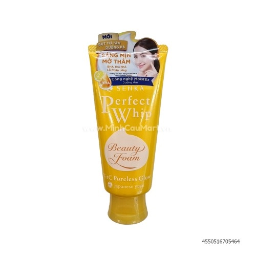 Sữa Rửa Mặt SENKA Perfect C100g Vàng 