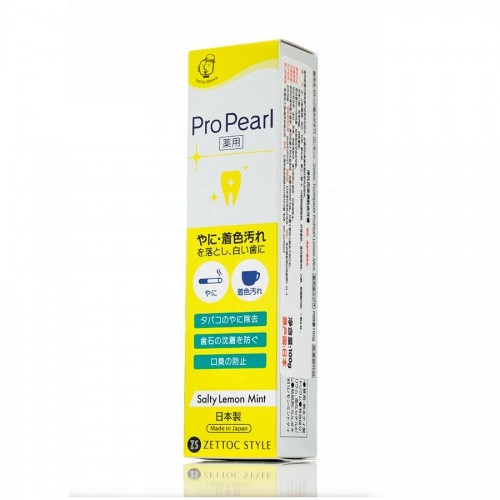 Kem Đánh Răng ZETTOC Cho Người Hút Thuốc Lá 100g Vị Bặc Hà Chanh Muối