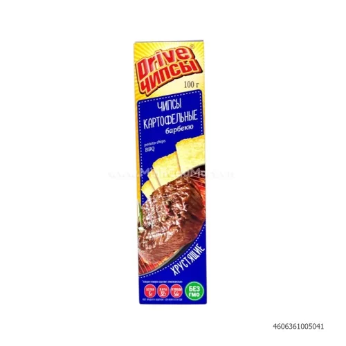 Snack khoai tây chiên Drive vị BBQ 100g Snack khoai tây chiên Drive vị BBQ 100g