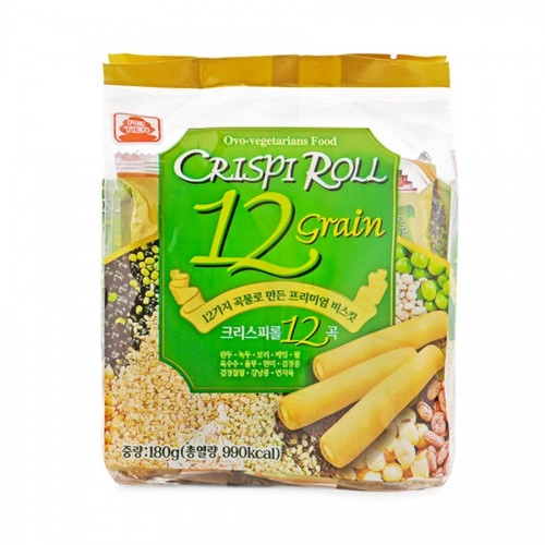 Bánh cuộn giòn dinh dưỡng 12 loại ngũ cốc 180g  Bánh cuộn giòn dinh dưỡng 12 loại ngũ cốc 180g