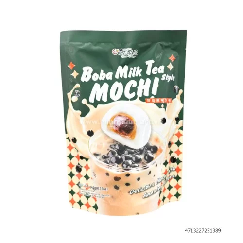 Bánh Mochi gói Boba trà sữa trân châu túi 240g                  
