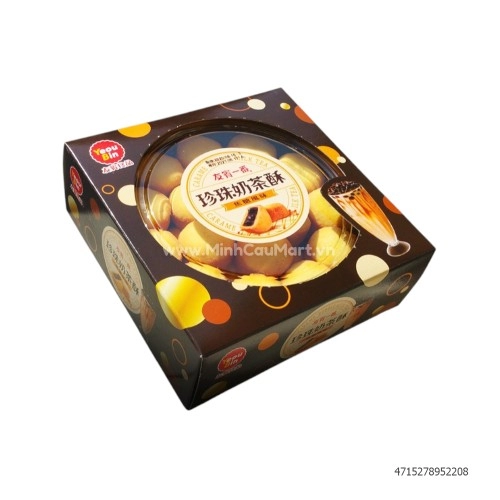 Bánh quy vị trà sữa trân châu Yeob Bin 470g Bánh quy vị trà sữa trân châu Yeob Bin 470g