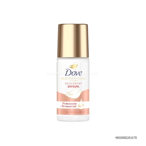 Dove lăn khủ mùi Radiant + Care Deodorant Serum 45ML 