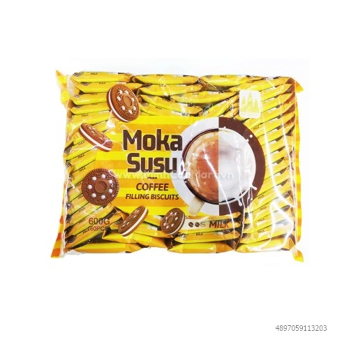 Bánh quy Mokasusu gói 600g Bánh quy Mokasusu gói 600g