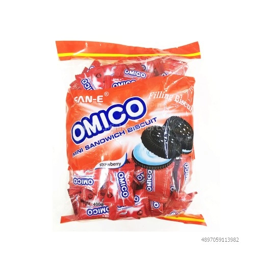Bánh quy kẹp kem Omico các vị 400g