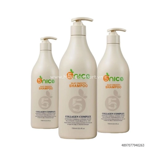 Dầu gội collagen 5NICE 750ml Dầu gội collagen 5NICE 750ml