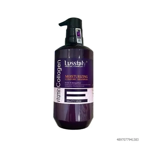 Dầu gội phục hồi tóc siêu mượt cao cấp Lusstaly Vitami Collagen Moisturizing confort Shampoo 800ml Ý Dầu gội phục hồi tóc siêu mượt cao cấp Lusstaly Vitami Collagen Moisturizing confort Shampoo 800ml Ý