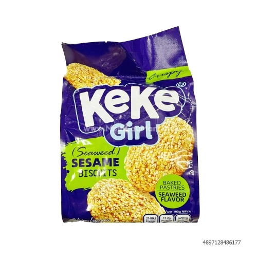 Bánh quy mè keke girl seaweed 336g Bánh quy mè keke girl seaweed 336g