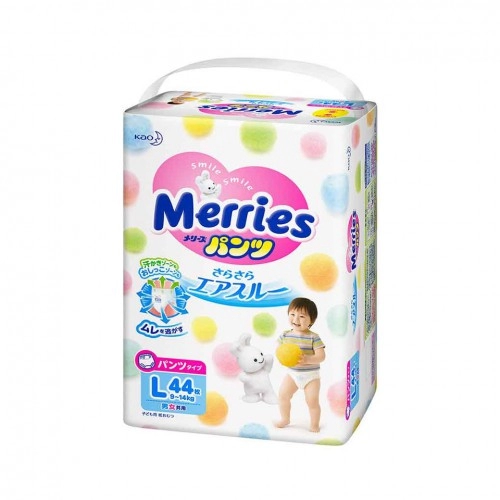 Bỉm Merries size L44 miếng 