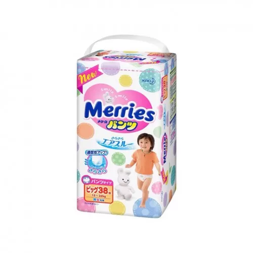 Tã Quần Merries XL38 miếng 